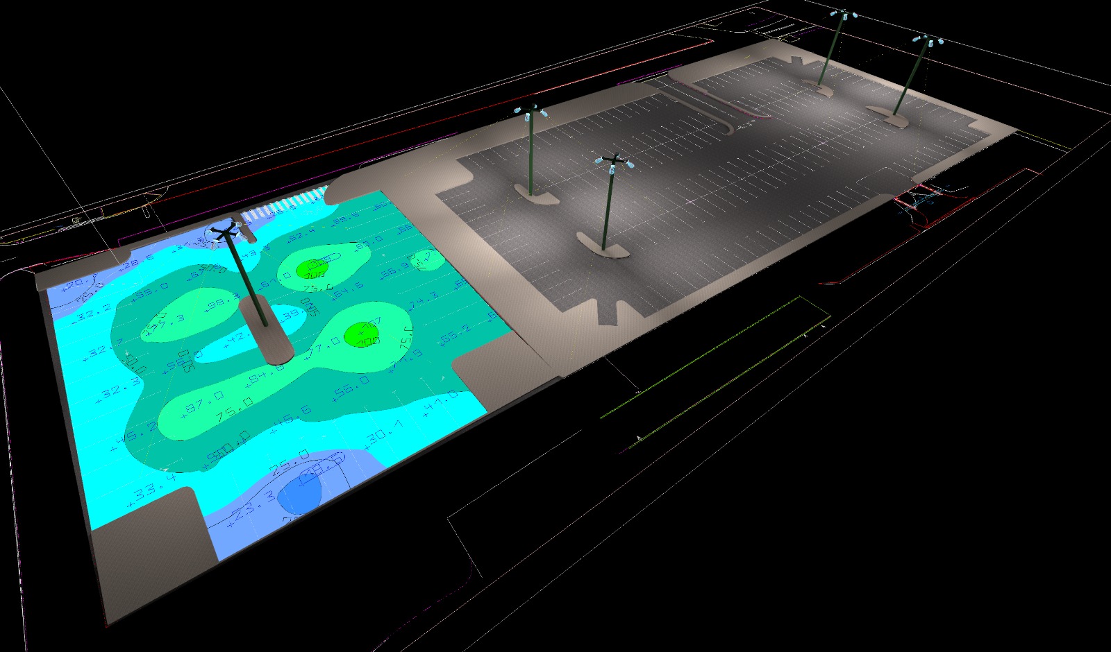 תאורת מחסן ומרכז לוגיסטי
